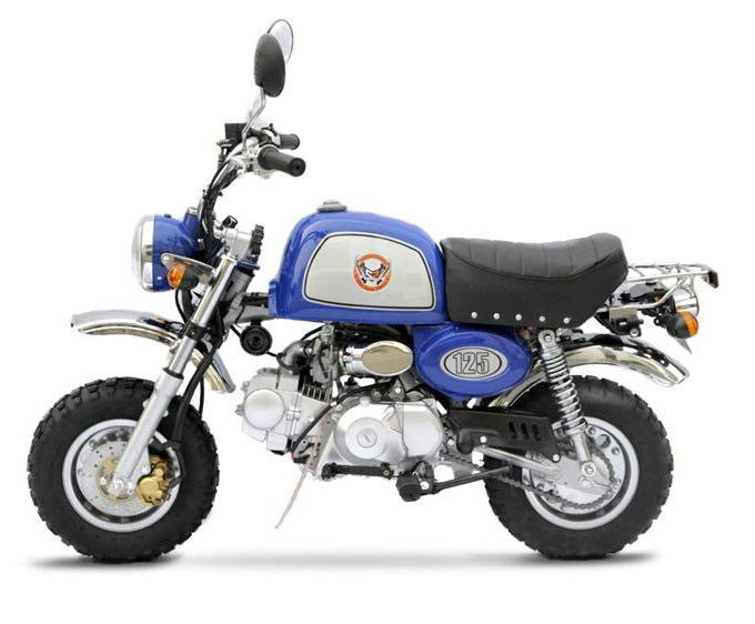 Mini Rover 125cc Trail Bike, 4-Speed Manual, Electric Start, Kick backup - Powersports Warehouse