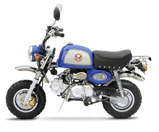 Mini Rover 125cc Trail Bike, 4-Speed Manual, Electric Start, Kick backup - Powersports Warehouse