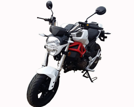 MonkeyMoto 50 Street Motorcycle, 4-Speed Manual - Powersports Warehouse