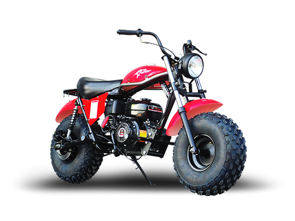 Monster Dog II Mini Bike, 6.5hp, Torque Converter, Disc Brake - Powersports Warehouse