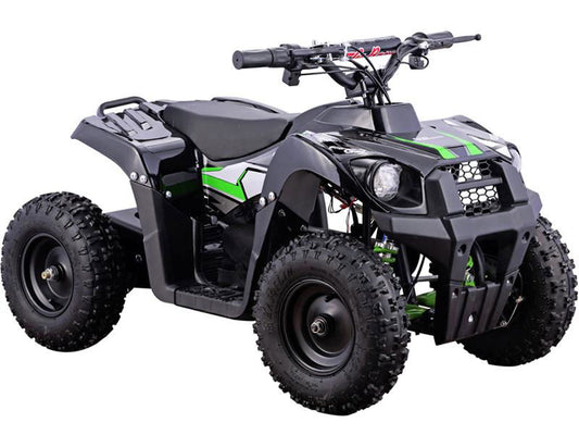 Monster Kids Electric ATV, 2-Speed with Reverse 36v 500w Black - Powersports Warehouse