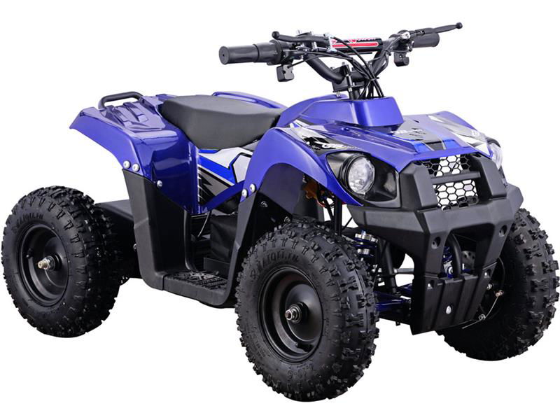Monster Kids Electric ATV, 2-Speed with Reverse 36v 500w Blue - Powersports Warehouse