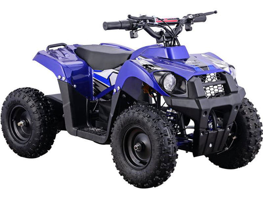 Monster Kids Electric ATV, 2-Speed with Reverse 36v 500w Blue - Powersports Warehouse