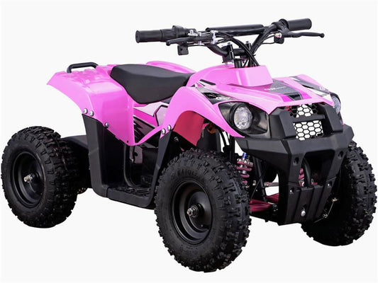 Monster Kids Electric ATV, 2-Speed with Reverse 36v 500w Pink - Powersports Warehouse