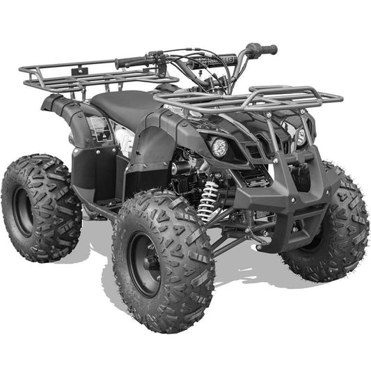 MotoTec Bull 125cc 4-Stroke Kids Gas ATV AGE 10+ Black - Powersports Warehouse