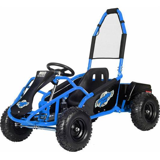Mud Monster Kids Electric 48v 1000w Go Kart Blue - Powersports Warehouse