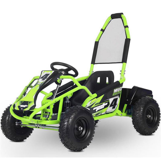 Mud Monster Kids Electric 48v 1000w Go Kart Green - Powersports Warehouse