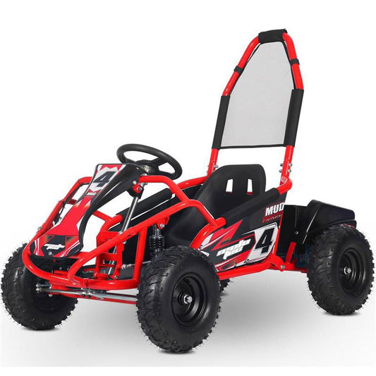 Mud Monster Kids Electric 48v 1000w Go Kart Red - Powersports Warehouse