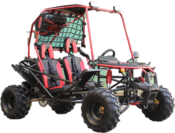 Pathfinder Mid-size Go Kart, 200cc Gas Engine, Electric Start, Torque Converter, with Reverse - Powersports Warehouse
