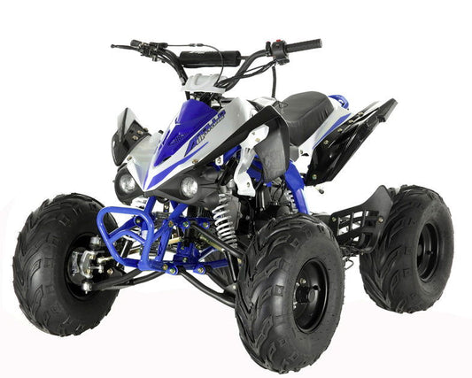 Raptor 125 ATV, Automatic with Reverse, choose 7 or 8 inch Wheels CARB APPROVED - Powersports Warehouse