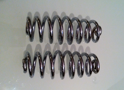Renegade Bobber Chrome Old School Seat Springs - Powersports Warehouse
