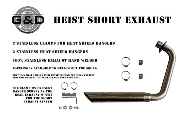Renegade Bobber G&D Short Exhaust - Powersports Warehouse