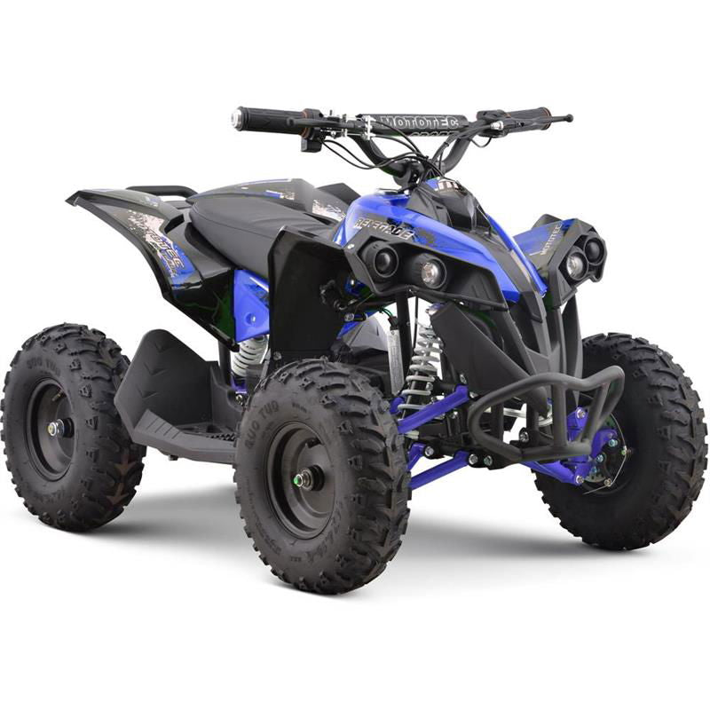 Renegade Kids Electric ATV, 3-Speed SHAFT DRIVE 36v 500w Blue - Powersports Warehouse
