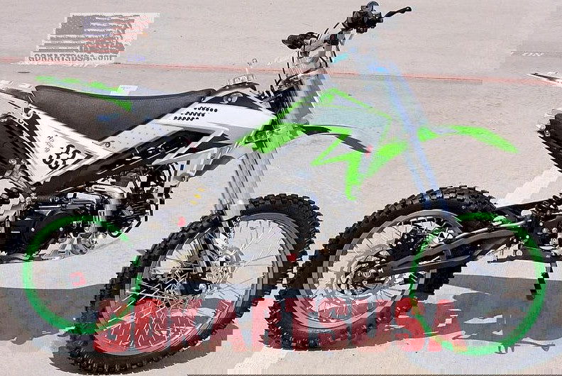 SX125 Motocross Bike GREEN STICKER - Powersports Warehouse