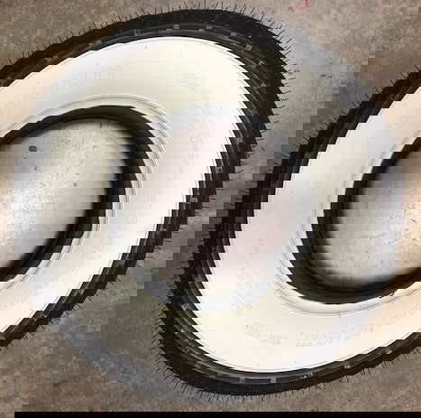 Shinko Go Kart Mini Bike Tire, White Wall, Sawtooth - Powersports Warehouse