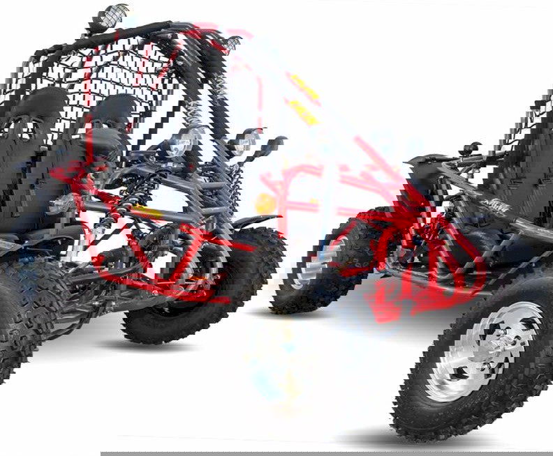 Spyder 300EFI Buggy Go Kart, CVT Transmission with Reverse, Racing Seats, Lights, Alloy Wheels - Powersports Warehouse