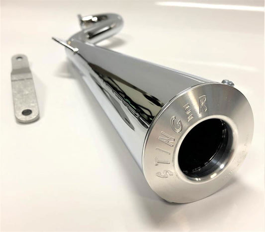 Stinger Exhaust Header, for Mini Bike or GoKart fits Honda GX200, Titan, Predator - Powersports Warehouse