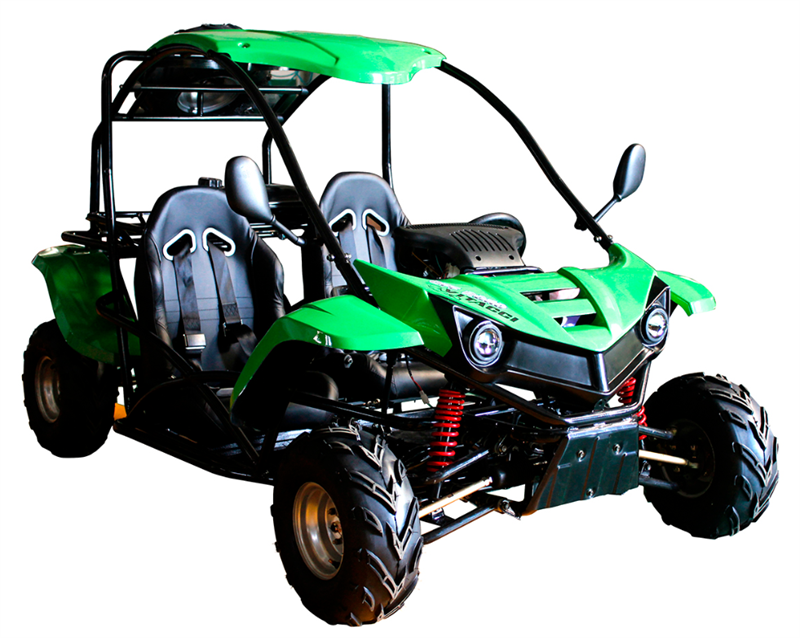 T-REX 125 Kids Go Kart, Keyed Electric Start, Speed Governor, Safety Harness - Powersports Warehouse