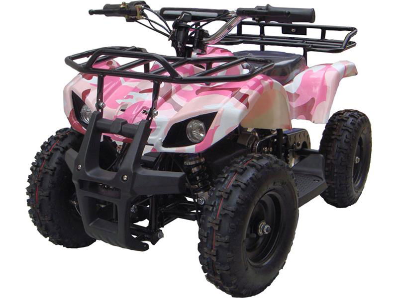 Talon Kids Electric ATV, 2-Speed with Reverse Real Tires v4 24v 350w Pink (Age 6+) IN STOCK - Powersports Warehouse