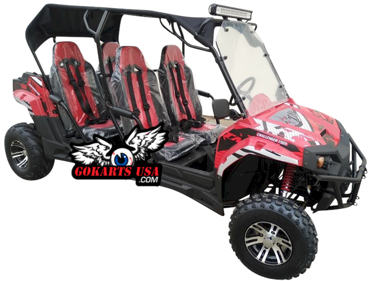 TrailMaster Challenger 200X 4-Seater UTV Side by Side Go Kart - Powersports Warehouse