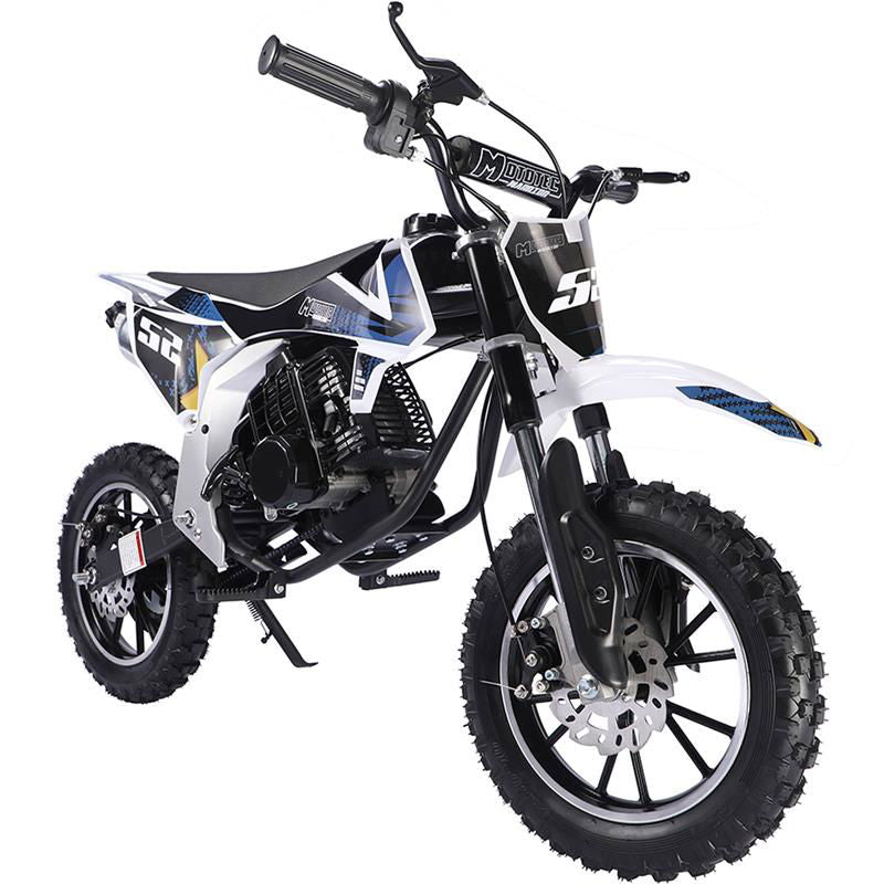 Warrior 52cc 2-Stroke Kids Gas Dirt Bike, Black - Powersports Warehouse