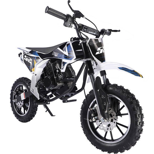 Warrior 52cc 2-Stroke Kids Gas Dirt Bike, Black - Powersports Warehouse