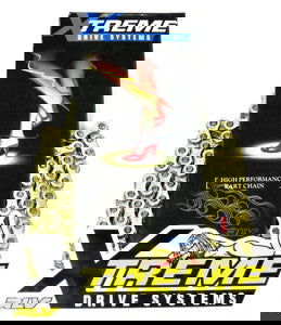 Xtreme #219 ULTRA Performance, Gold on Gold Finish, XD 102 Link, Chain RIVITED CLOSED. - Powersports Warehouse